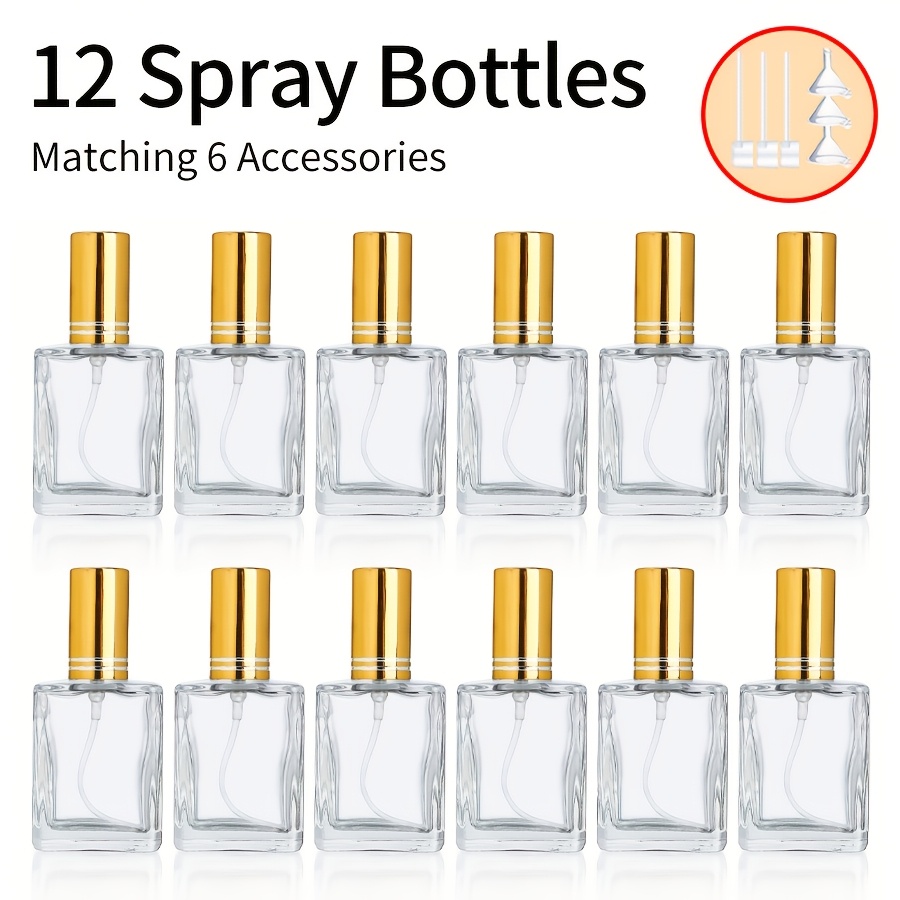 Scent Eliminator Spray - 12pcs+6 accessories 15ml transparent perfume 15ml