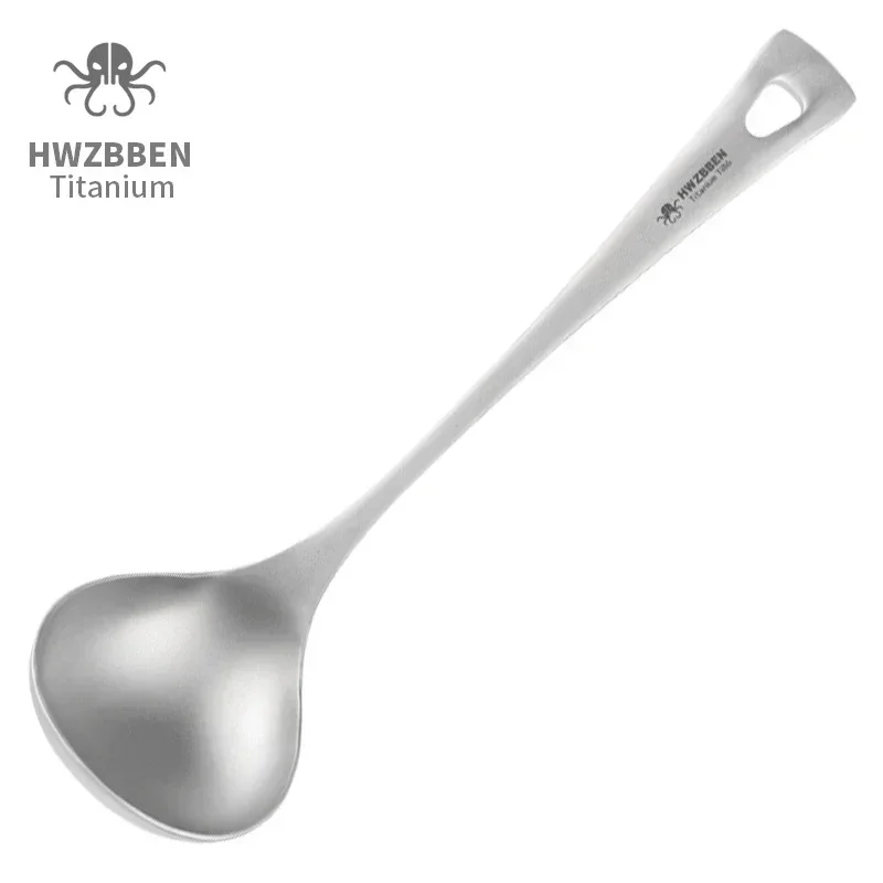 Outdoor Hunting Kitchen - HWZBBEN Outdoor Titanium Soup Spoons with