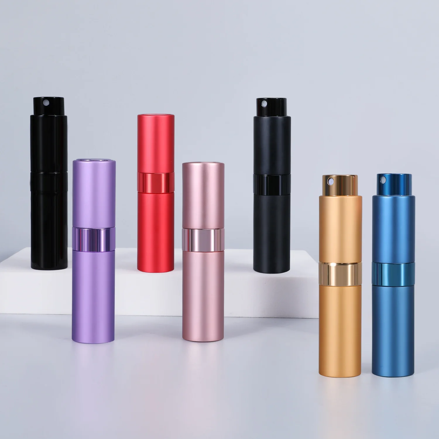 Scent Eliminator Spray - 8ml Metal aluminum refillable perfume bottle
