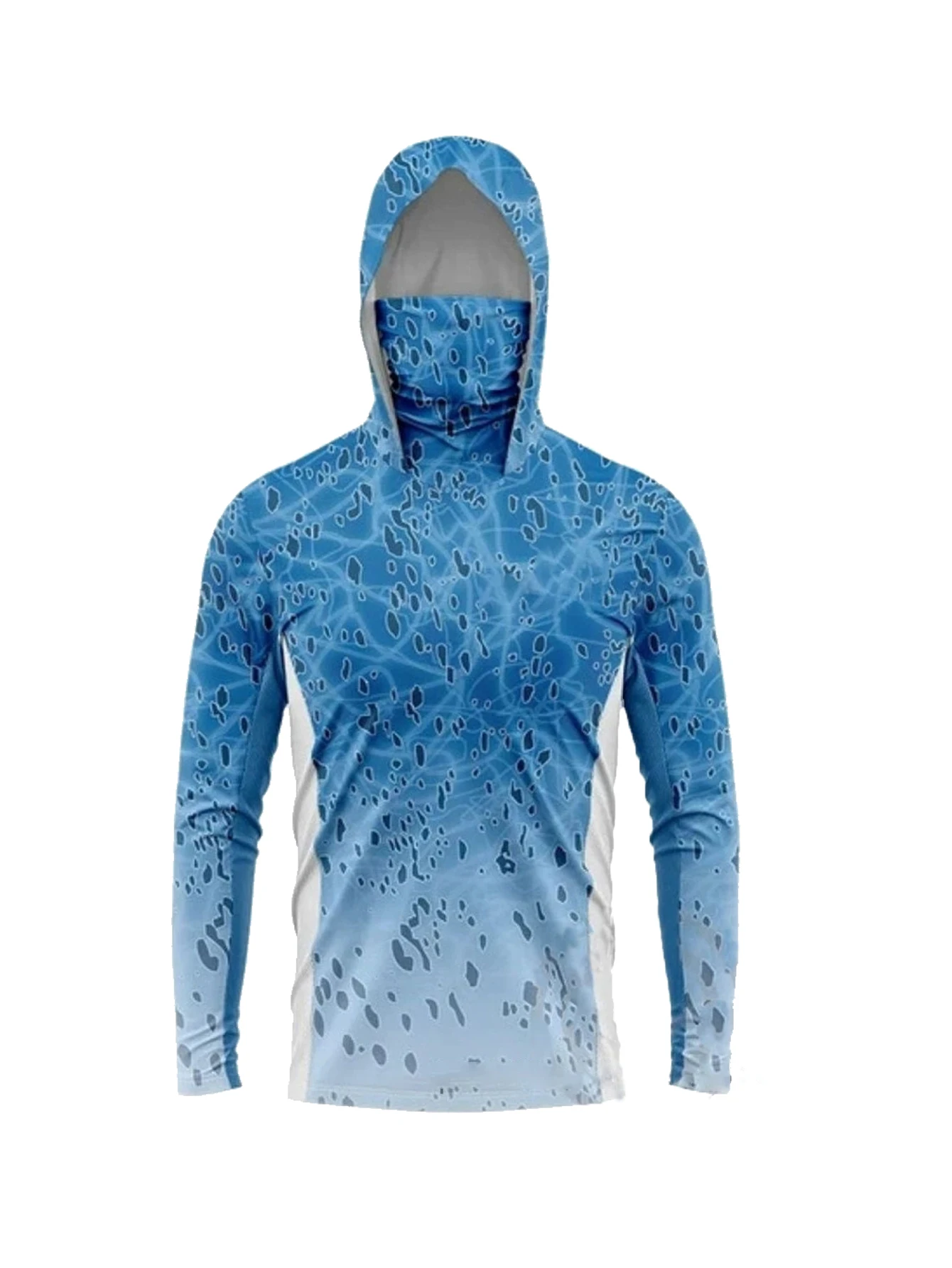 Hunting Fishing Outdoor - Men Long Sleeve Fishing Hoodie Mask