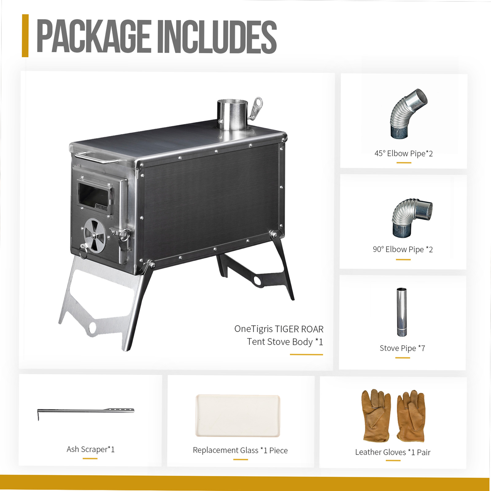 OneTigris Tiger Roar Tent Stov - đánh giá và giá Outdoor Hunting Heater
