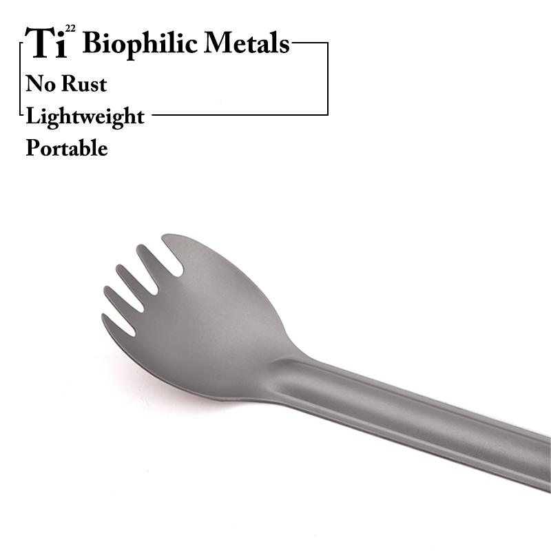 TiTo Titan Spork Thìa Tay Cầm  - đánh giá và giá Outdoor Hunting Kitchen