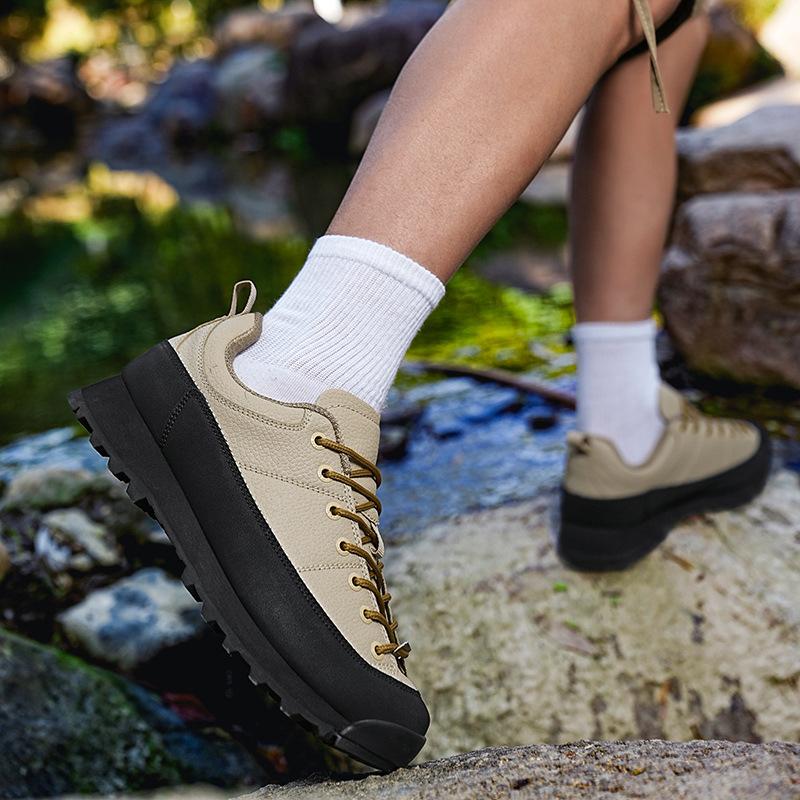Trendy Leather Shoes Hiking Me - đánh giá và giá Hunting Outdoor Brands
