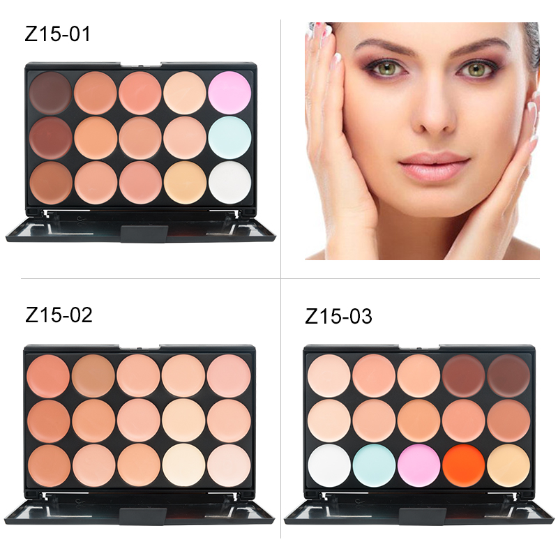 15 Colors Face Concealer Camou - đánh giá và giá Camo Face Paint