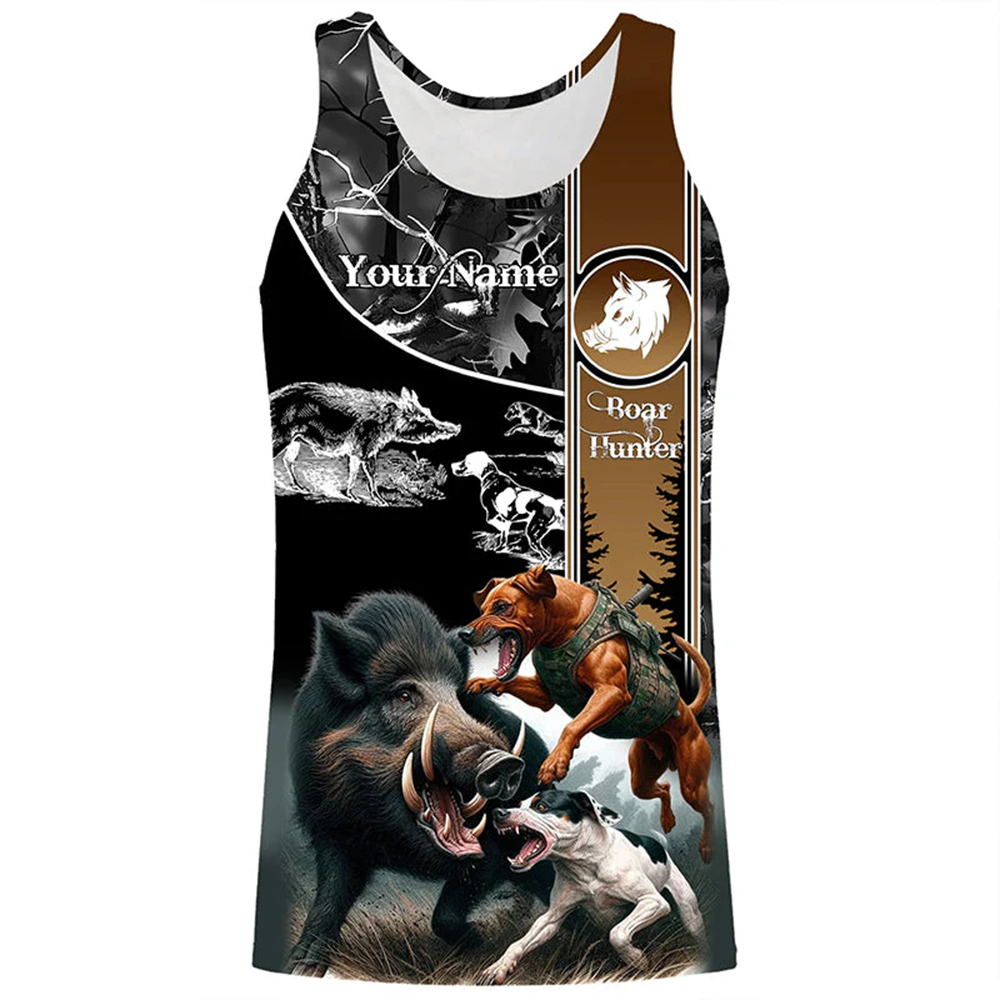 Custom Name Boar Hunter Tank T - đánh giá và giá Wildman Hunting & Outdoor Photos