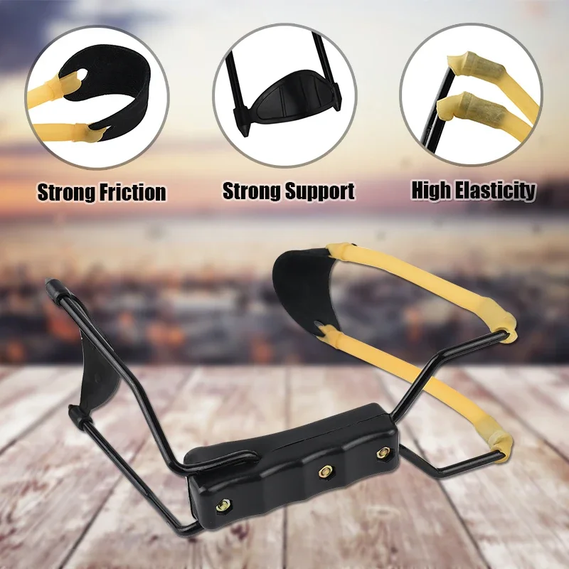 Wrist Support Slingsshot Foldi - đánh giá và giá Outdoor Hunting Launcher
