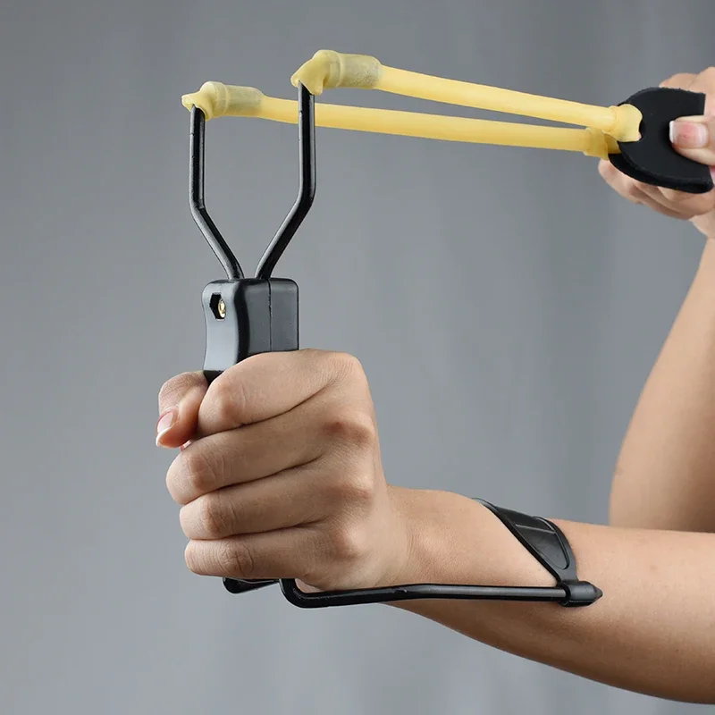 Wrist Support Slingsshot Foldi - đánh giá và giá Outdoor Hunting Launcher