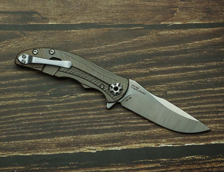 New 0609 0609BRZ Folding Knife - đánh giá và giá Knife Hunting Fixed Blade