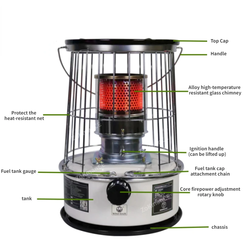 6L Portable Kerosene Stove Hea - đánh giá và giá Outdoor Hunting Heater