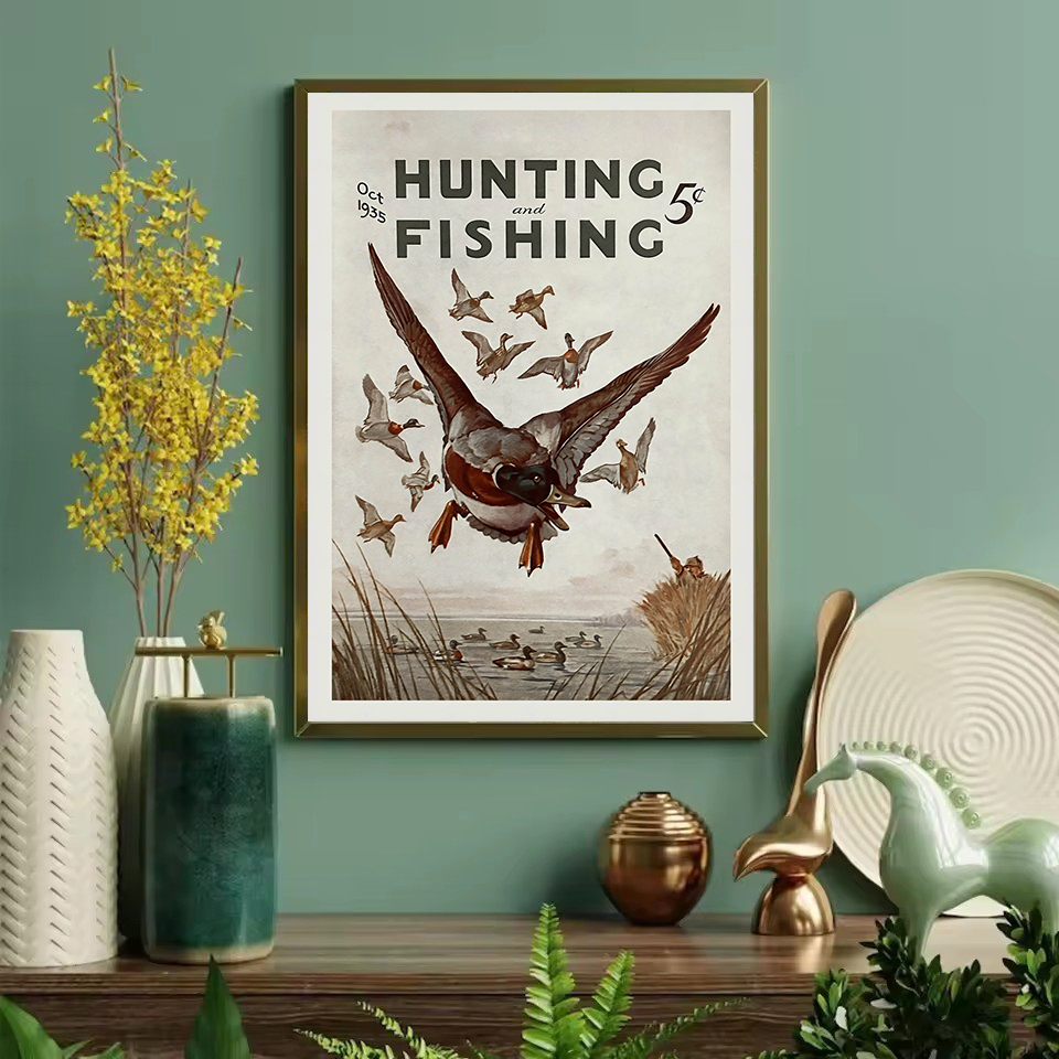 Retro Wildlife Outdoor Hunting - đánh giá và giá Outdoor Hunting Paintings