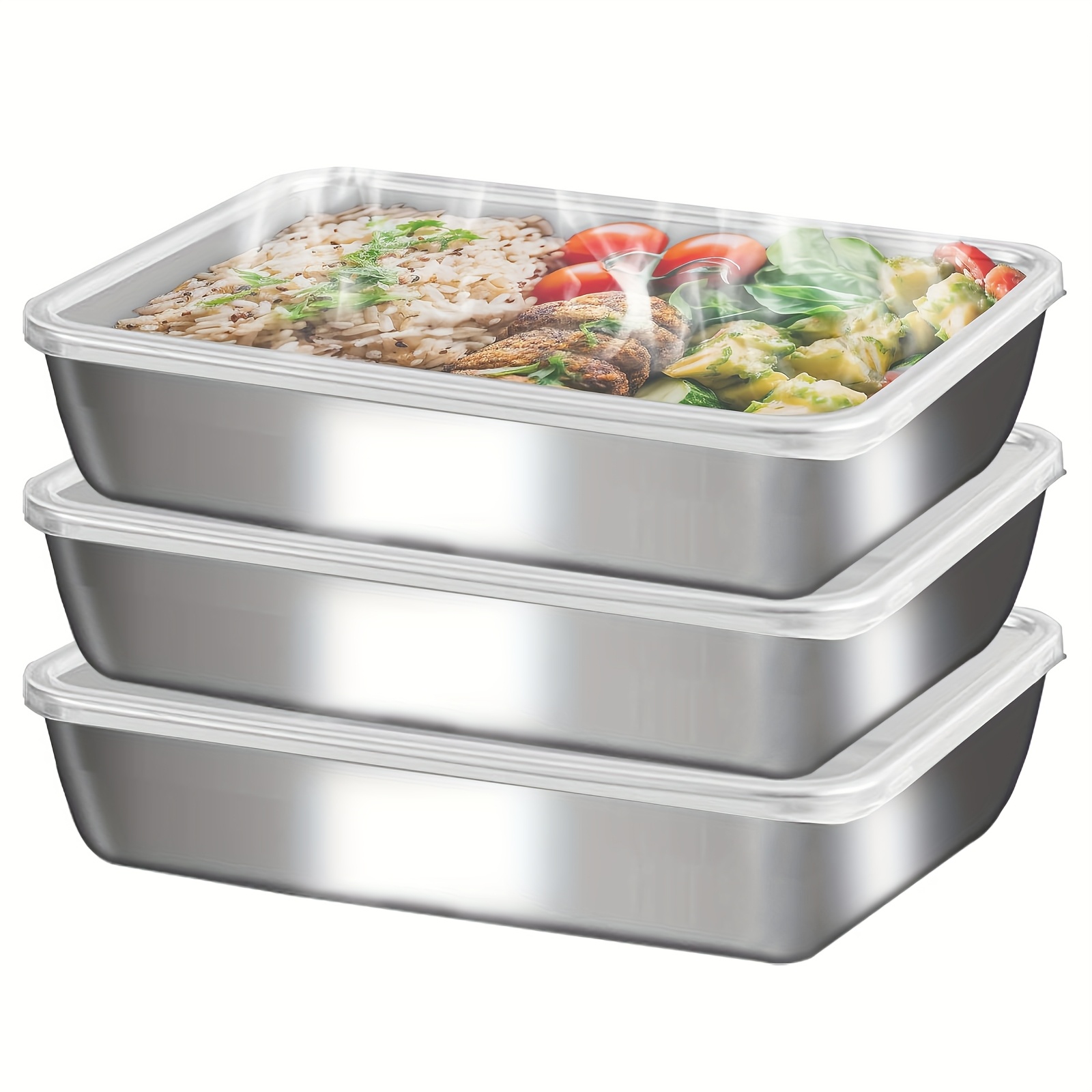 3pcs Stainless Steel Food Cont - đánh giá và giá Outdoor Hunting Kitchen