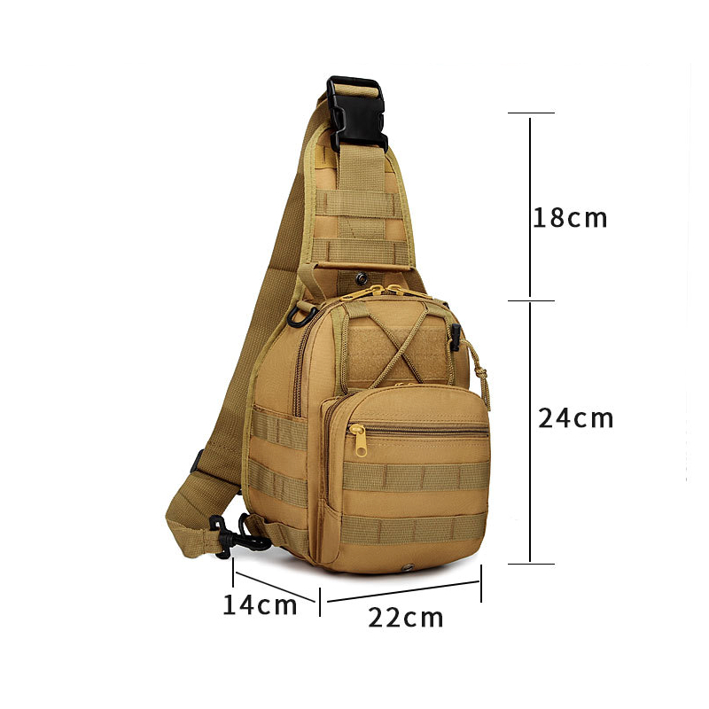 Outdoor Tactical Shoulder Bag  - đánh giá và giá Outdoor Hunting Backpack