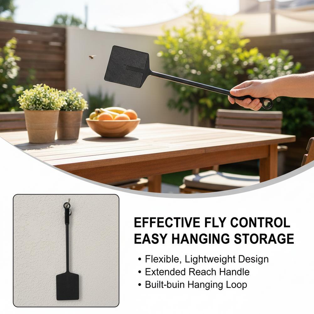 Fly Swatter with Long Handle M - đánh giá và giá Outdoor Hunting Kitchen