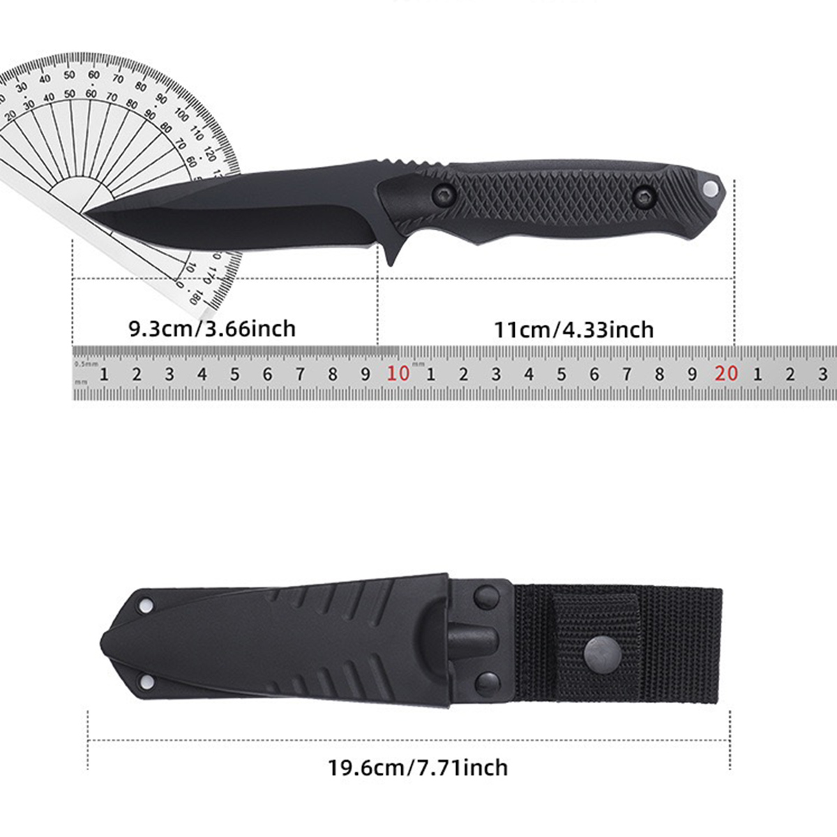 Black Blade Fruit Knife, High- - đánh giá và giá Hunting Knife Outdoor